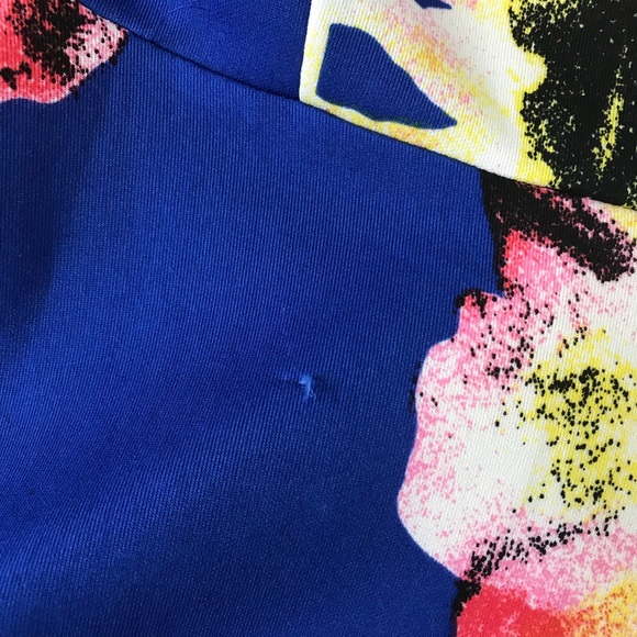 Beautiful Floral Aqua Dress - Picture 5 of 6